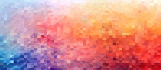 Abstract Pixel Mosaic Background For Various Purposes