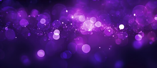 Abstract Purple Bokeh Background