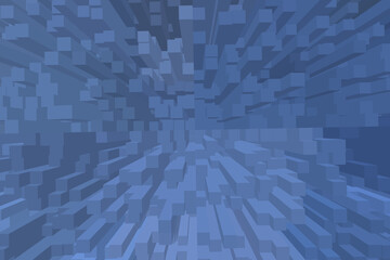 Abstract 3d square pixel geometric background or cube pattern