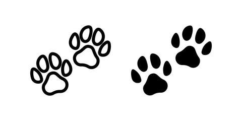 Footprint icon. for mobile concept and web design. vector illustration