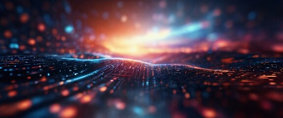 Fototapeta premium binary, code, ai, algorithms, abstract, digital, background, technology, data, programming, computing, information, cyber, network, matrix, innovation, machine, intelligence, virtual, concept, electro