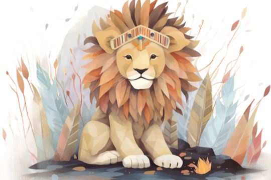 invitation personal illustration many project more lion wallpaper background adorable - Powered by Adobe