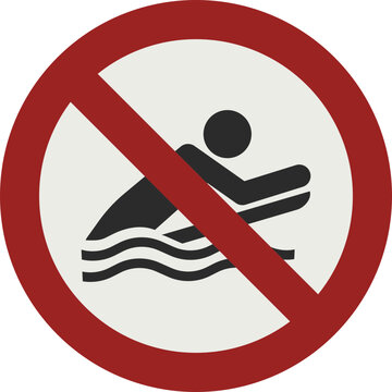recommend clip art: PROHIBITION SIGN PICTOGRAM, NO BODY BOARDING ISO 7010 – P063, SVG