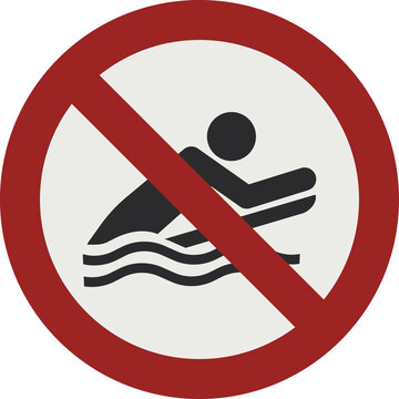 recommend clip art: PROHIBITION SIGN PICTOGRAM, NO BODY BOARDING ISO 7010 – P063