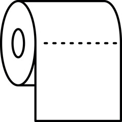 Ikona papier toaletowy. 