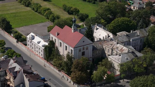 Landscape Monastery Order Chelm Aerial View Poland