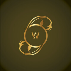 Web Creative Initial letter w logo design with modern business vector template. Creative isolated w monogram logo design
