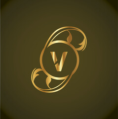 Web Creative Initial letter v logo design with modern business vector template. Creative isolated v monogram logo design
