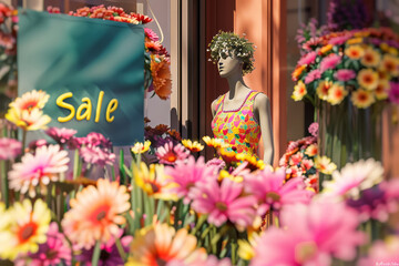 Mannequins and Spring Fashion Sale