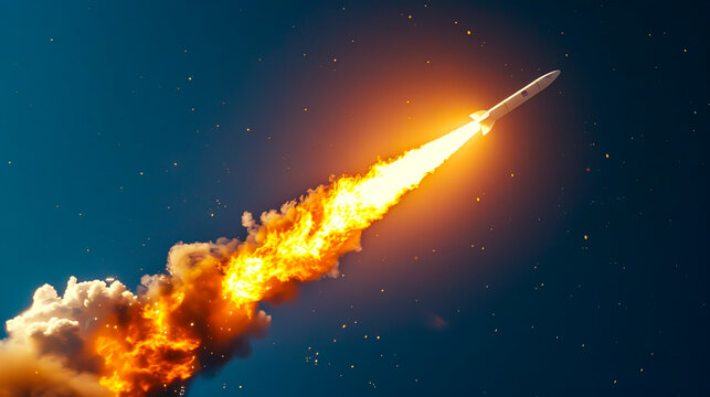 Galactic Blastoff: Captivating Images of Space Rocket Launch Ignition