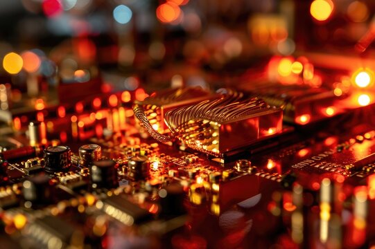 quantum hardware components like superconducting qubits or trapped ions