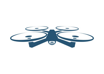 Drone in the air icon