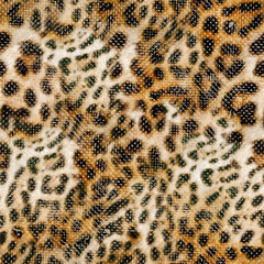leopard skin design texture seamless pattern