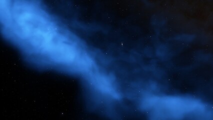 Fototapeta premium Space nebula, for use with projects on science, research, and education. Illustration 