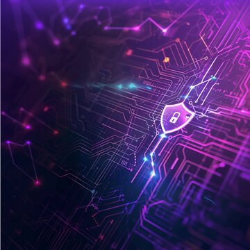 Cyber security document cover graphic for government. Cyber security background