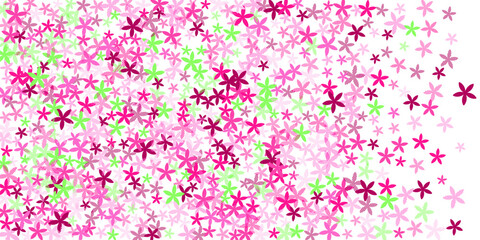 Soapwort minimal flowers vector illustration. Tiny garden blossom shapes scattered. Hinamatsuri Doll's Day backdrop. Random flowers Soapwort rustic blossom. Tabby petals.