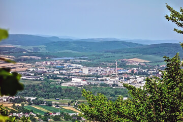City, view from the hill