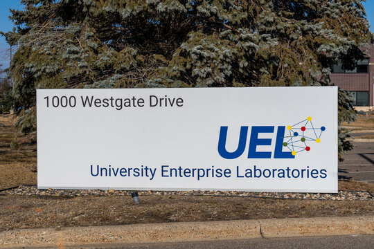 University Enterprise Laboratories Entrance Sign and Trademark Logo