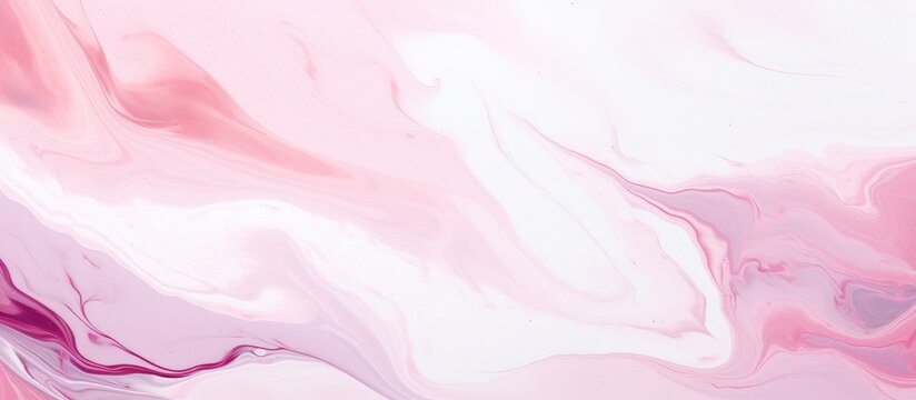 Abstract pattern background with white and pink marble texture.