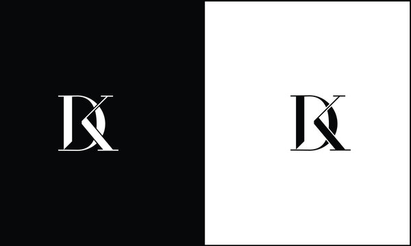 DK, KD, D, K, Abstract Letters Logo Monogram