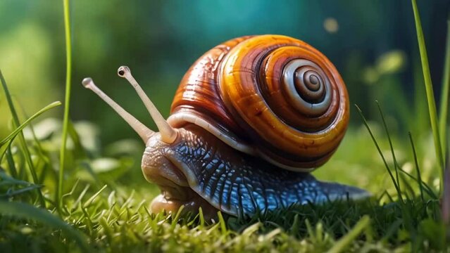 snail close up