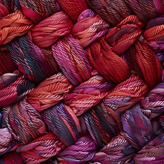 red purple braided texture