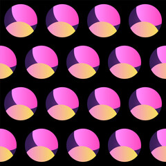 Gradient Shape Hand Crafted Abstract Seamless Textile Fabric Wallpaper Wrapping Paper Swatch Print Background	
