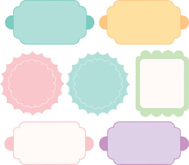 set of vintage frames