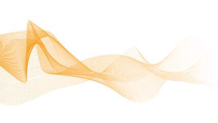 Abstract gray wave lines. Abstract illustration of luxurious golden lines on a white background. Vector illustration.
