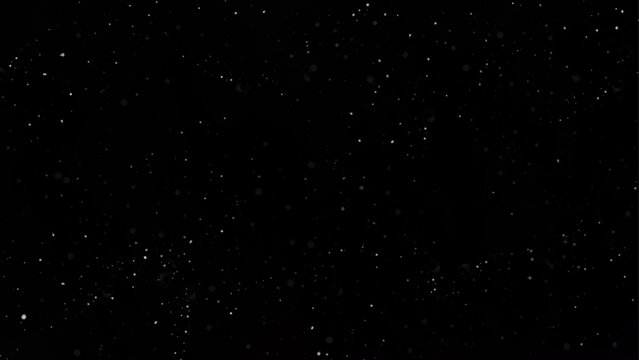 Starry sky, abstract black background. Starry night sky background - vector few stars space background.
