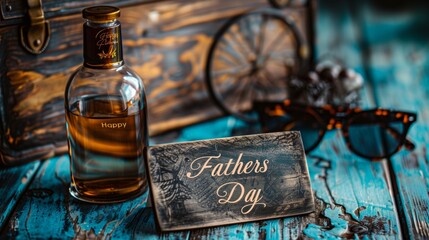 Happy Father's Day. AI generation.