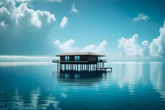 tropical island in the maldives