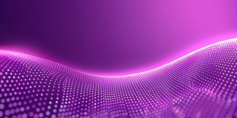 Purple Pulse: A Visual Symphony of Light and Sound Illustrated by Neon Waves Dancing to a Rhythm, Generative AI