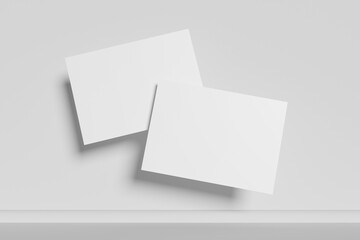 Perfect landscape mockup certificate