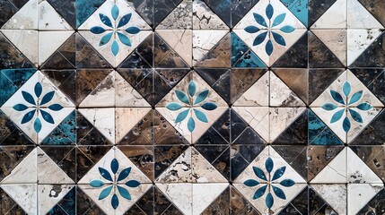 Glazed ceramic tiles.