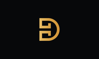 DH, HD, D, H, Abstract Letters Logo Monogram