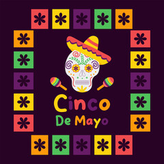 vector banner for Mexican holiday 5 may Cinco De Mayo