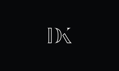 DK, KD, D, K, Abstract Letters Logo monogram