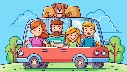 goes car vector illustration