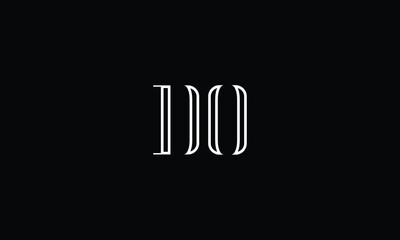 DO, OD, D, O, Abstract  Logo Monogram