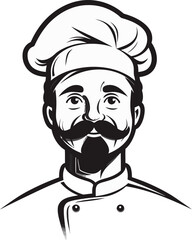 Vectorized Culinary Excellence Chef Illustrations Setting Standards in Cooking