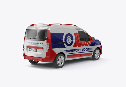 Panel Minivan Mockup 