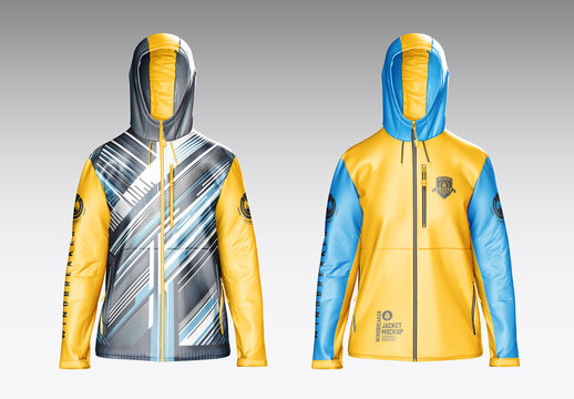 Windbreaker Jacket Mockup