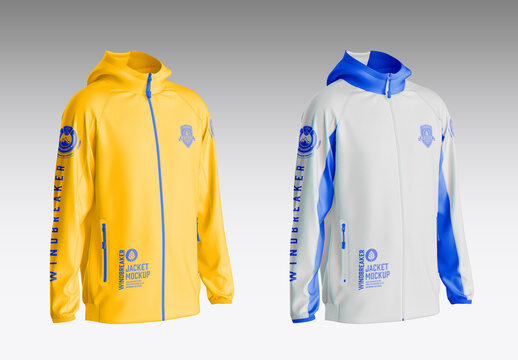 Windbreaker Jacket Mockup