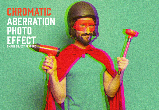 Chromatic Aberration Photo Effect