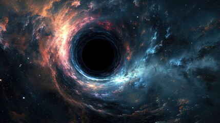 Black Hole: Glowing Enigma in the Cosmic Void