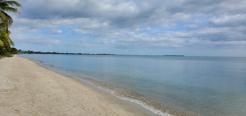 Belizean beach in Placencia