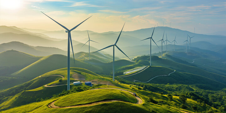 Energia alternativa. Pale eoliche.