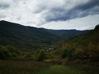 landscape with clouds