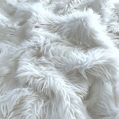 White wool background.